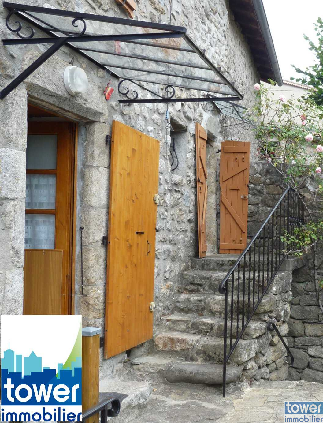 vente A VENDRE A 07110 MAISON DE VILLAGE RENOVEE EN PIERRES 5